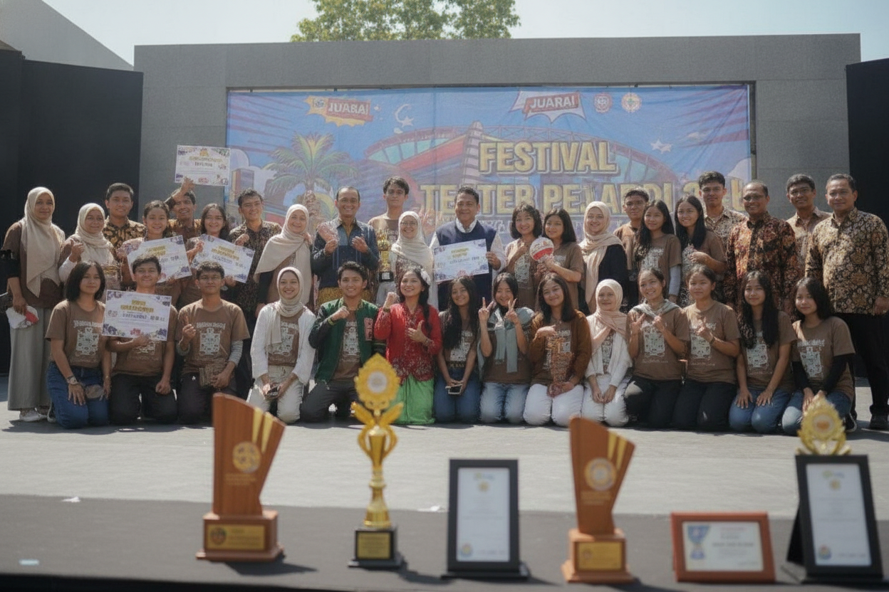 Dua Grup Teater Jakarta Barat Berprestasi di Festival Teater Pelajar DKI 2026