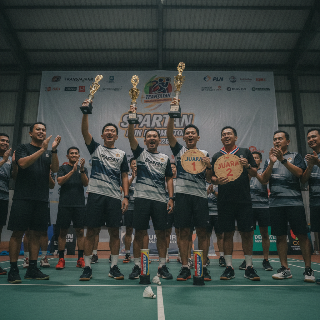 Pokja Wartawan Jakarta Selatan Gelar Spartan Fun Badminton 2026